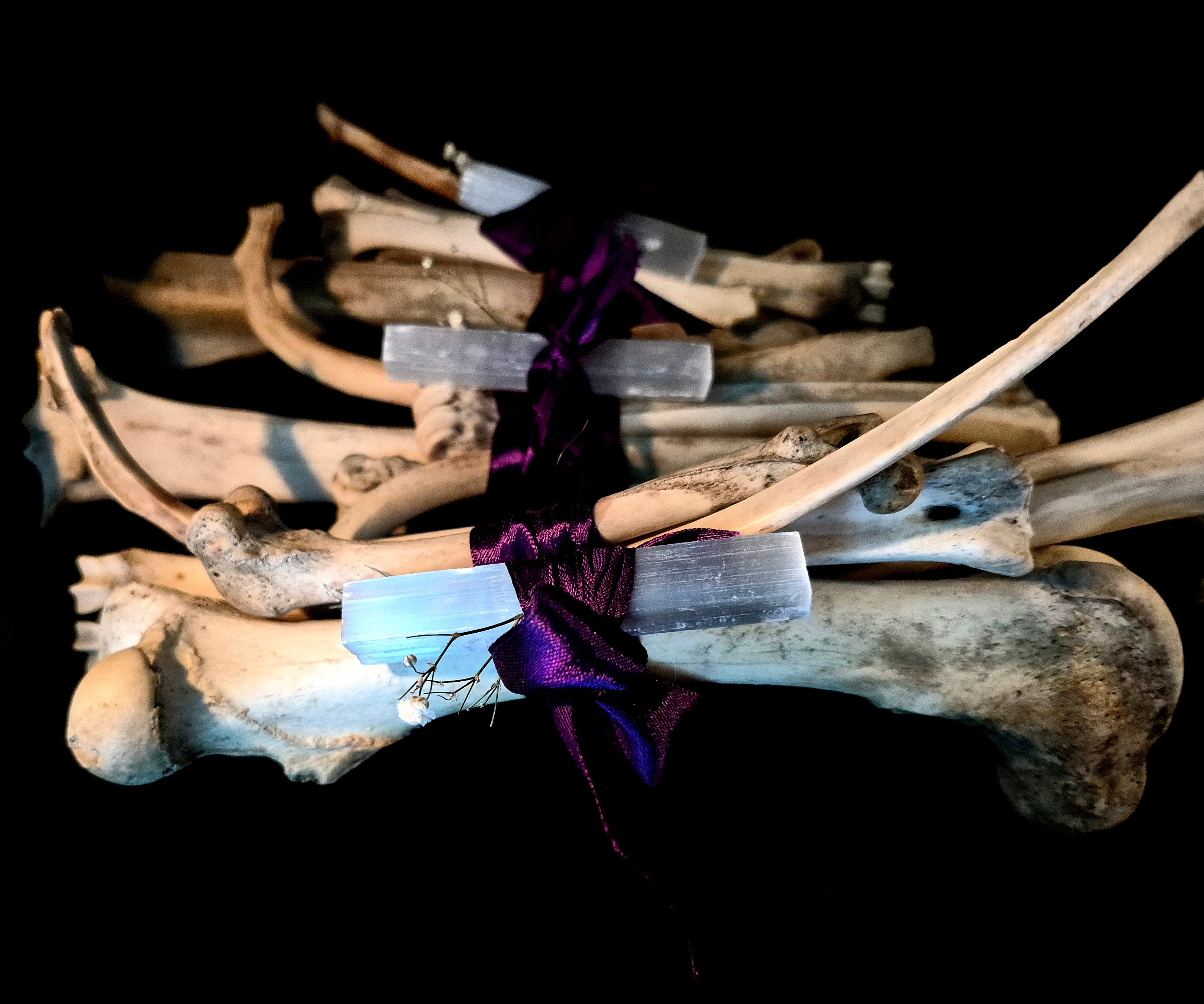 MAGIA OSSIUM - Large Osteomancy Bone Bundles, Divination Tools for Bone Throwing