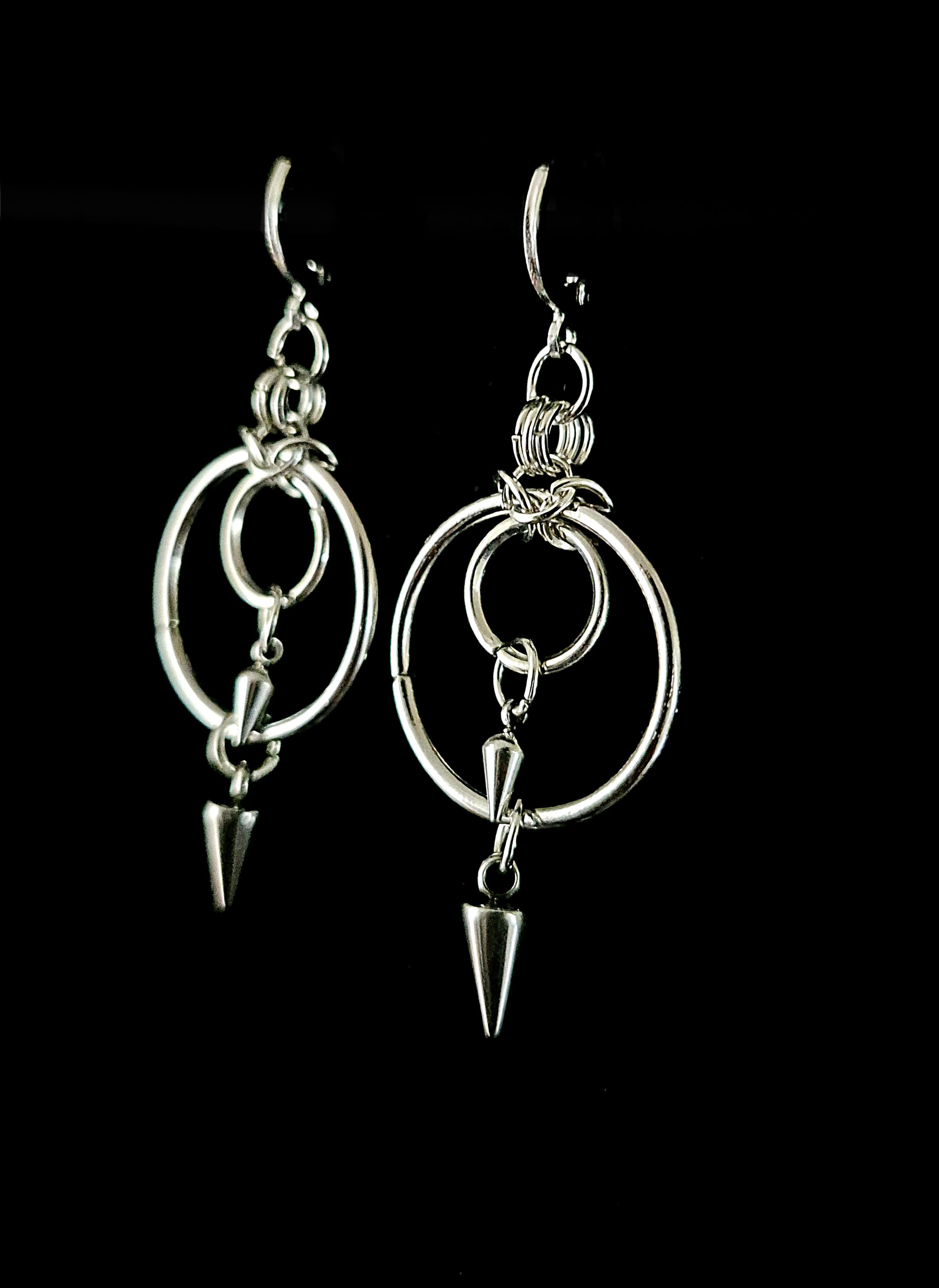 SANCTUS V.II - Spiked O Ring Earrings