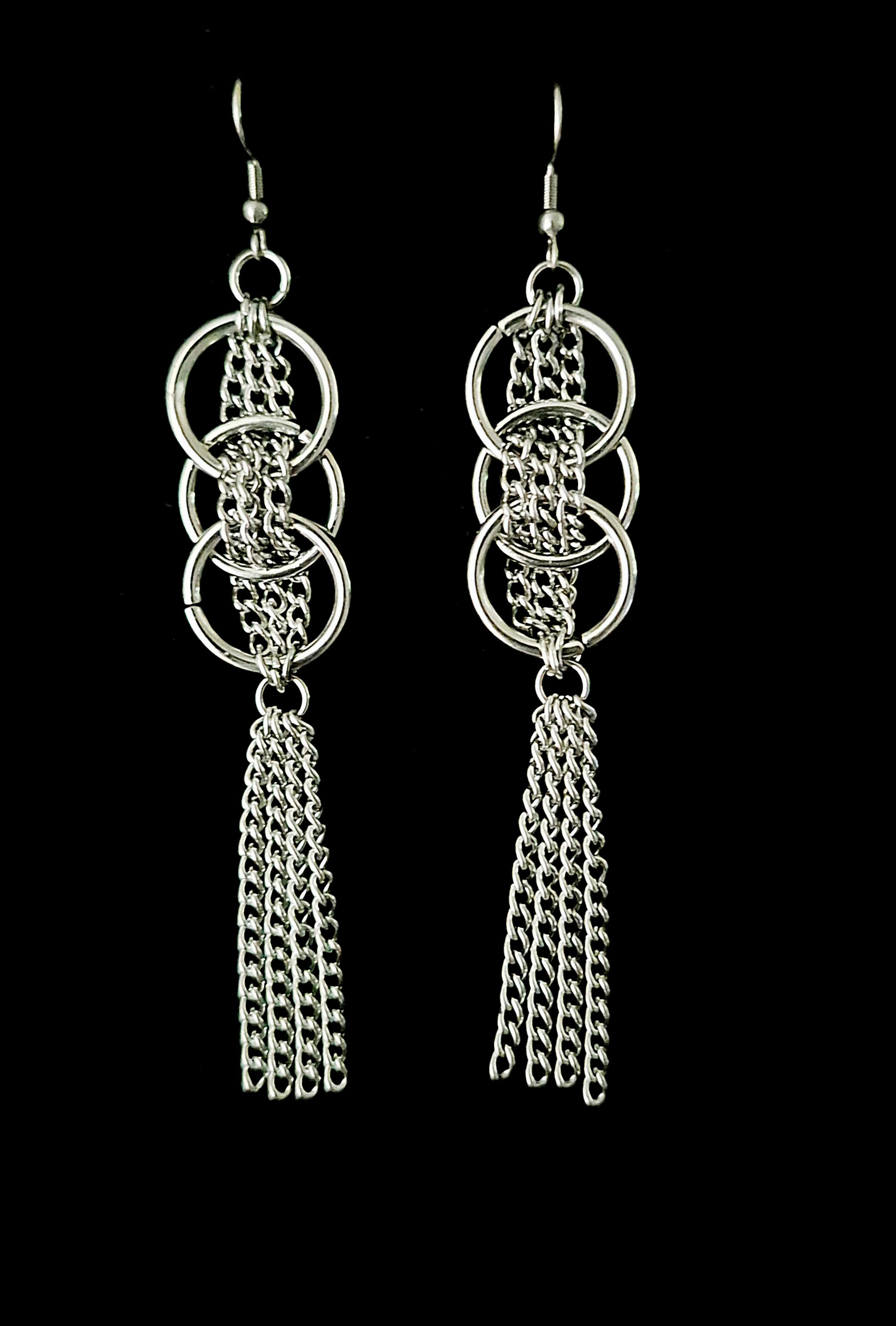 VINCULUM - Chain & O Ring Earrings