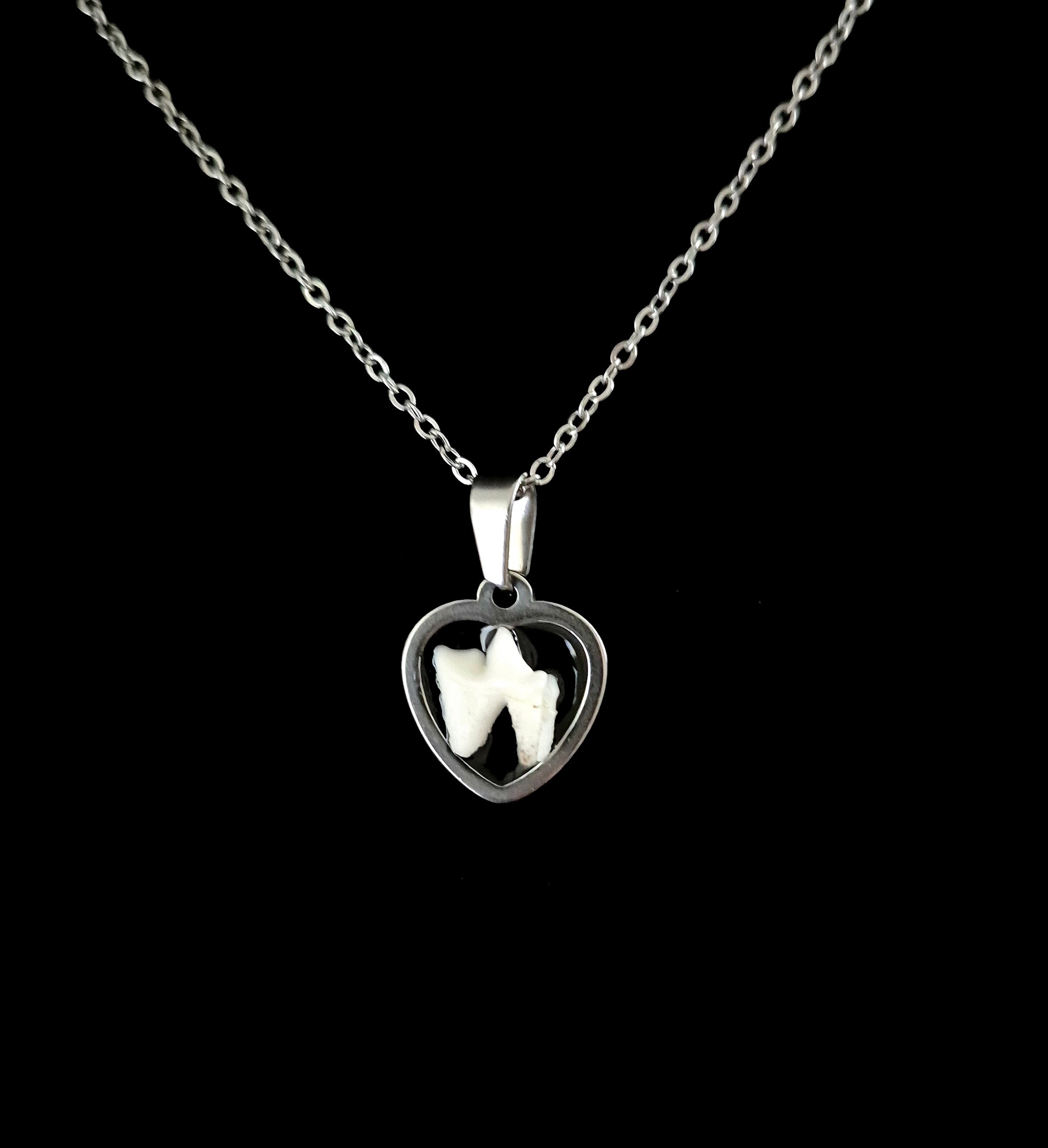 INFATUATUS - Cat Tooth Heart Shaped Necklace