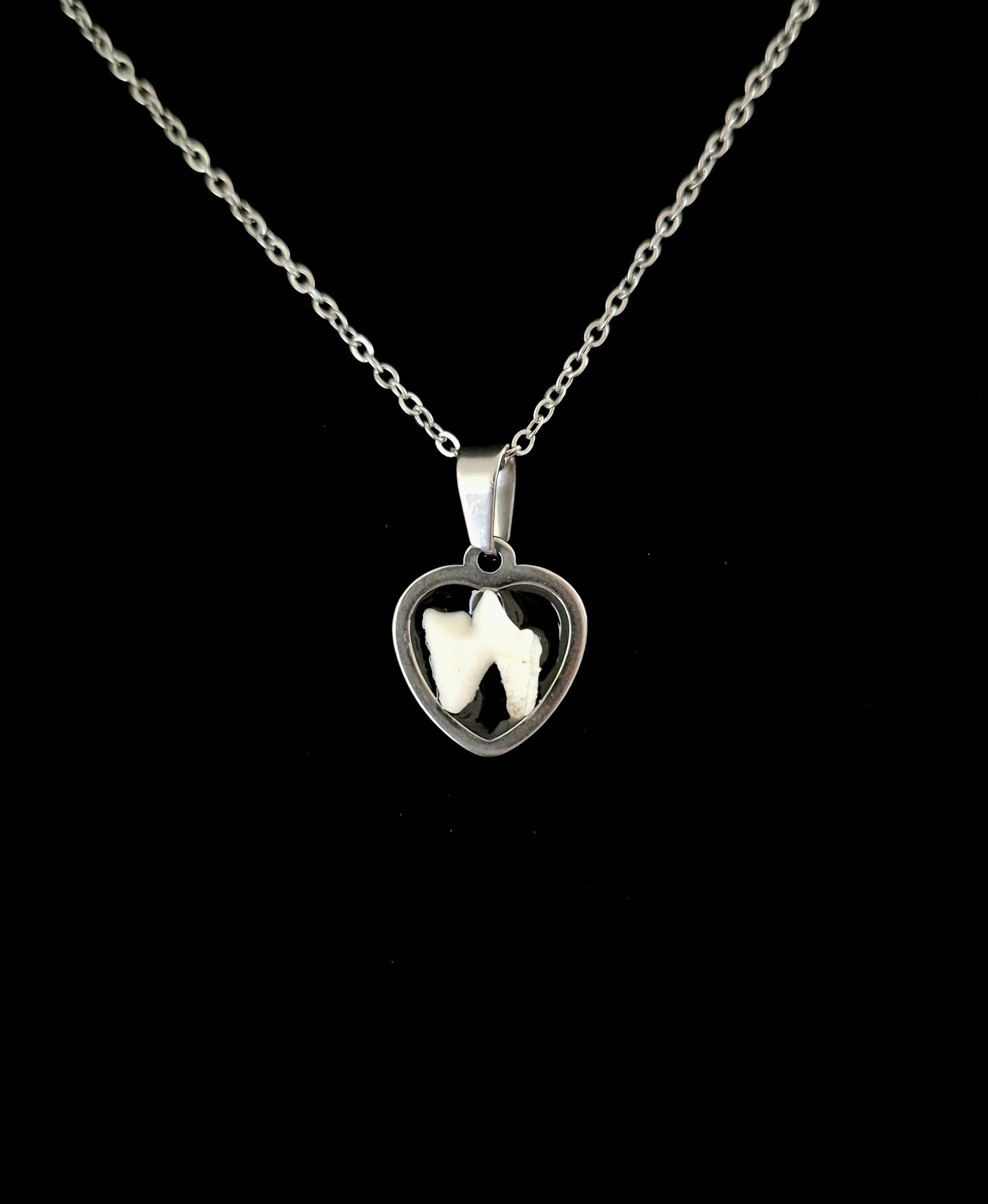 INFATUATUS - Cat Tooth Heart Shaped Necklace