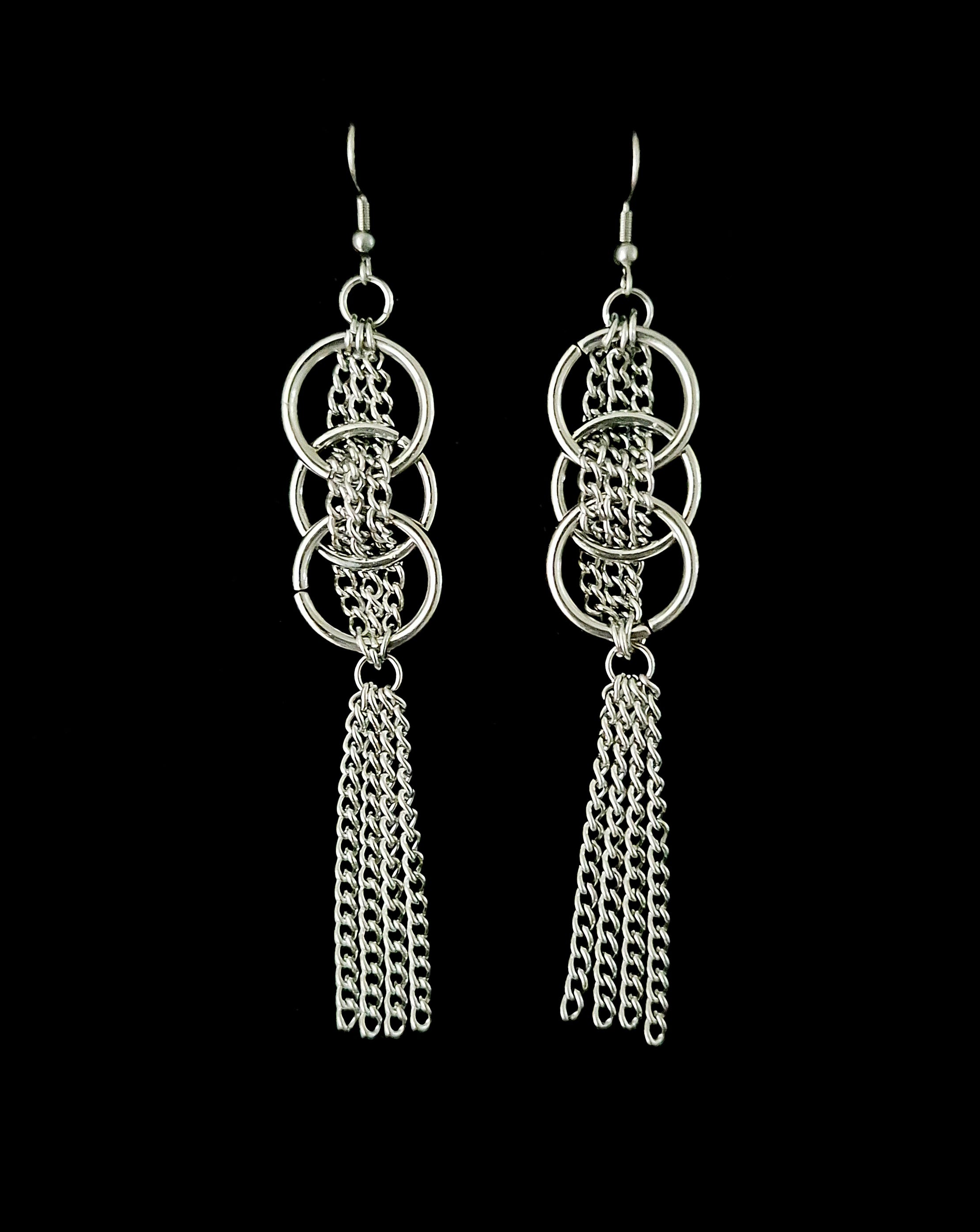 VINCULUM - Chain & O Ring Earrings