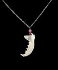 MOLLIS - Mink Jaw & Pink Jade Necklace