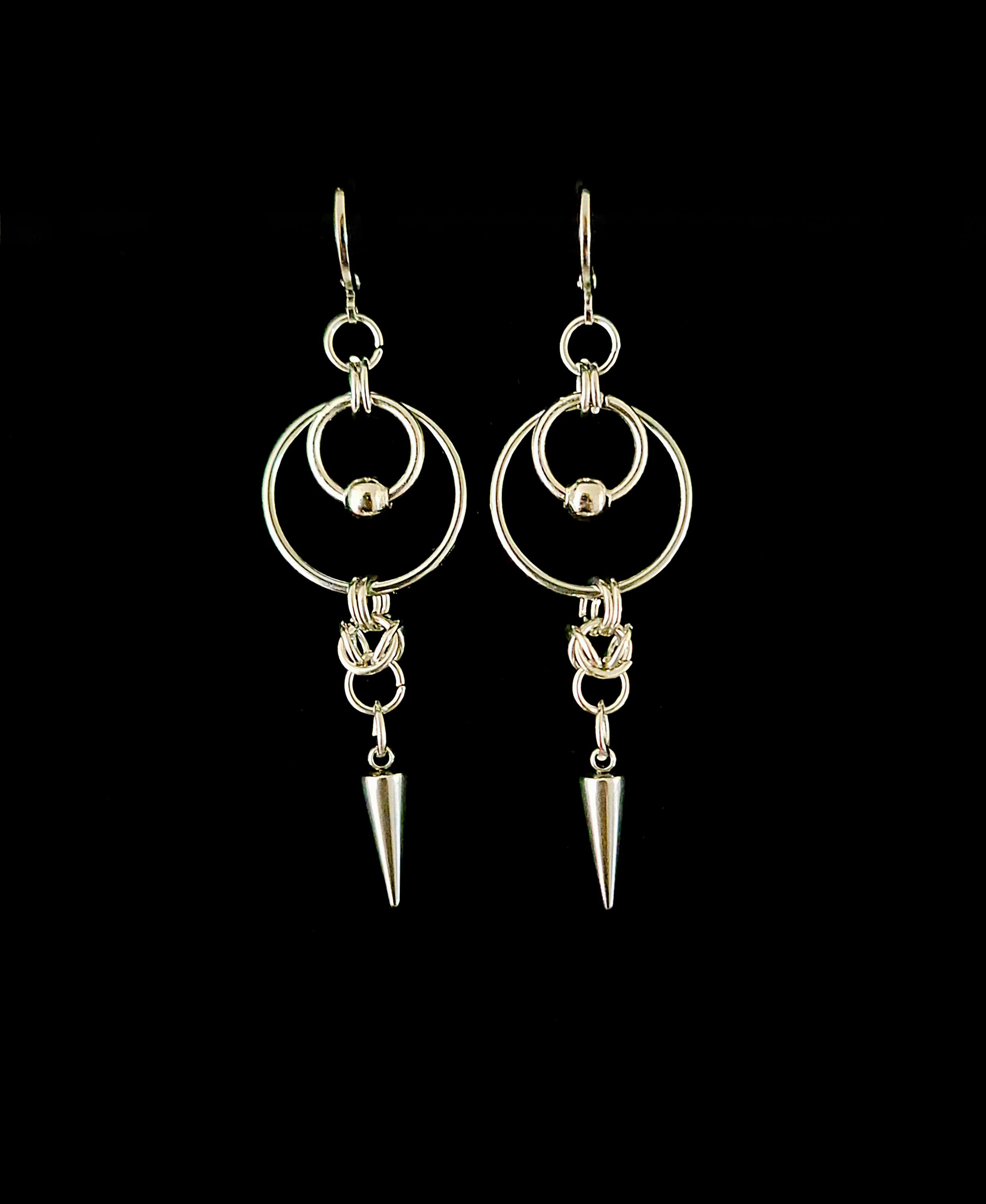 SANCTUS v.I - Spiked O Ring Earrings