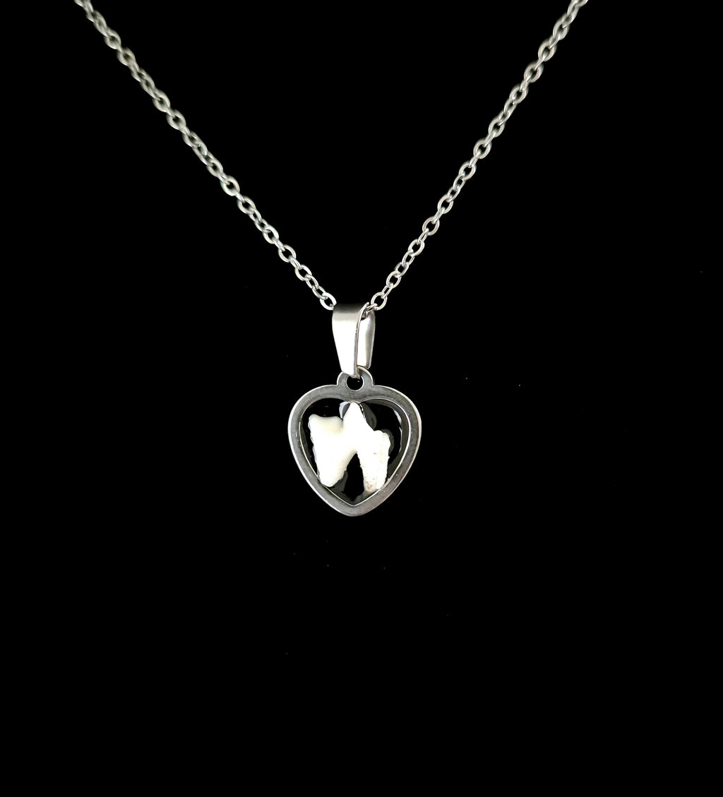 INFATUATUS - Cat Tooth Heart Shaped Necklace
