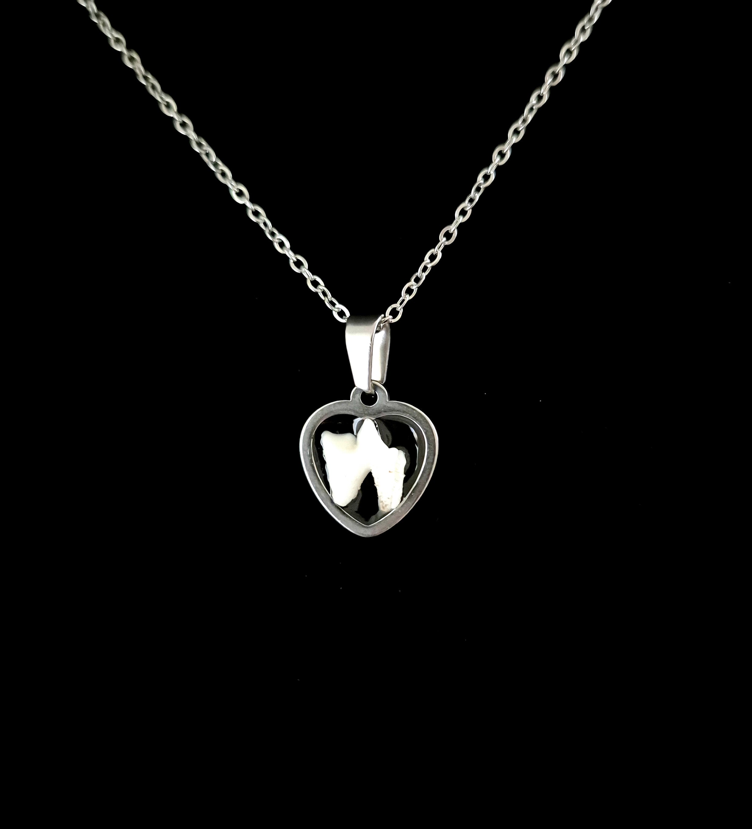 INFATUATUS - Cat Tooth Heart Shaped Necklace