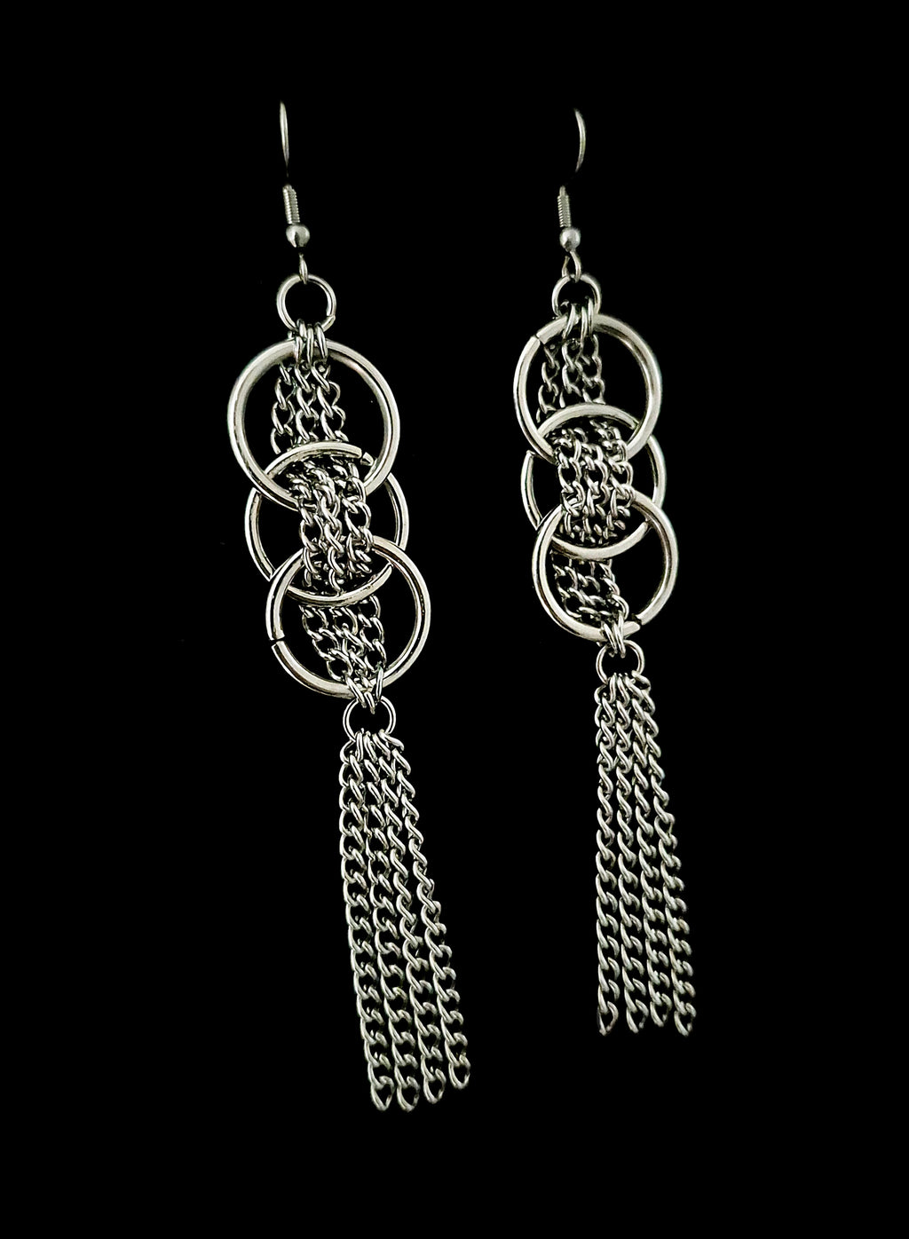 VINCULUM - Chain & O Ring Earrings