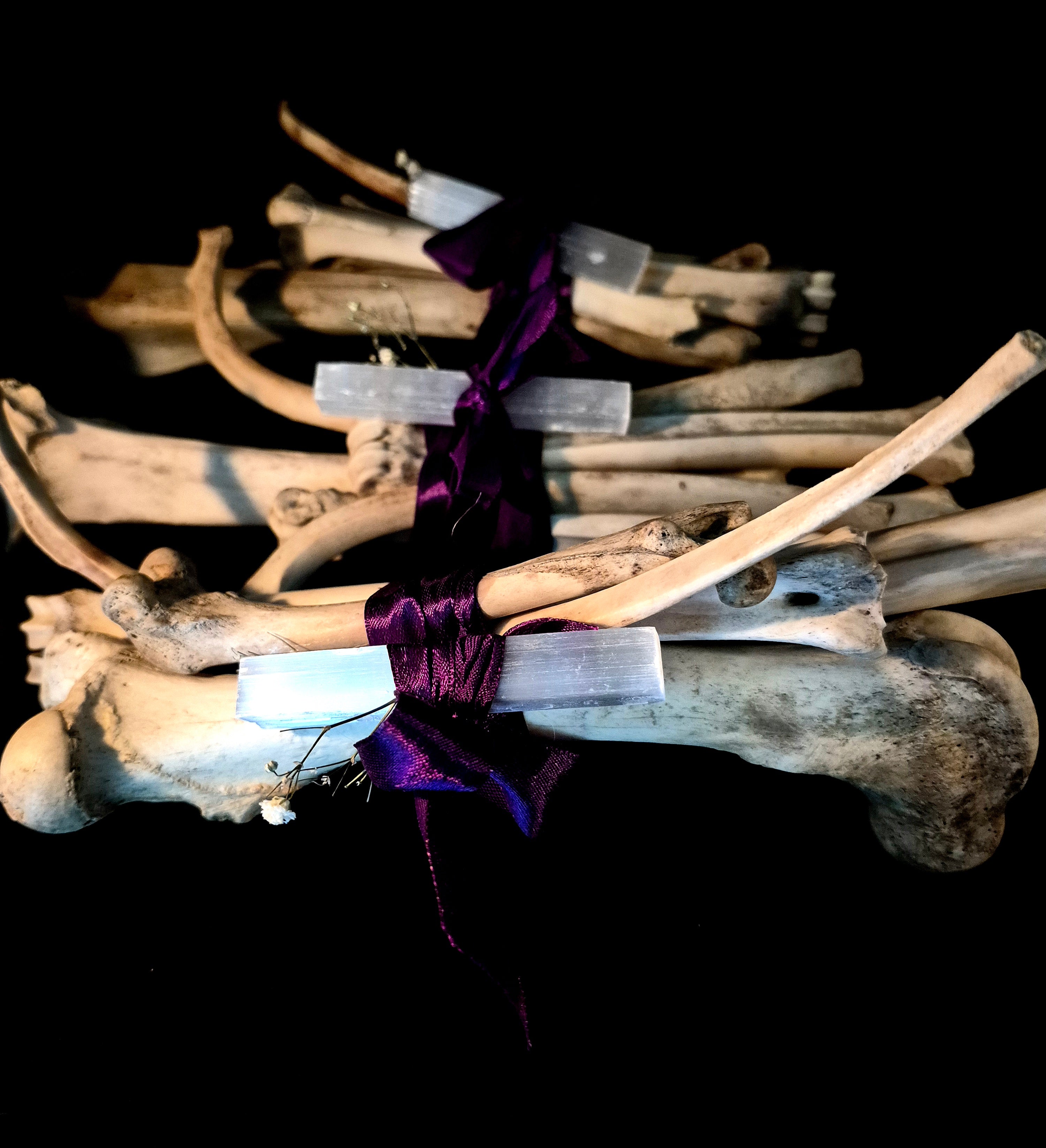 MAGIA OSSIUM - Large Osteomancy Bone Bundles, Divination Tools for Bone Throwing