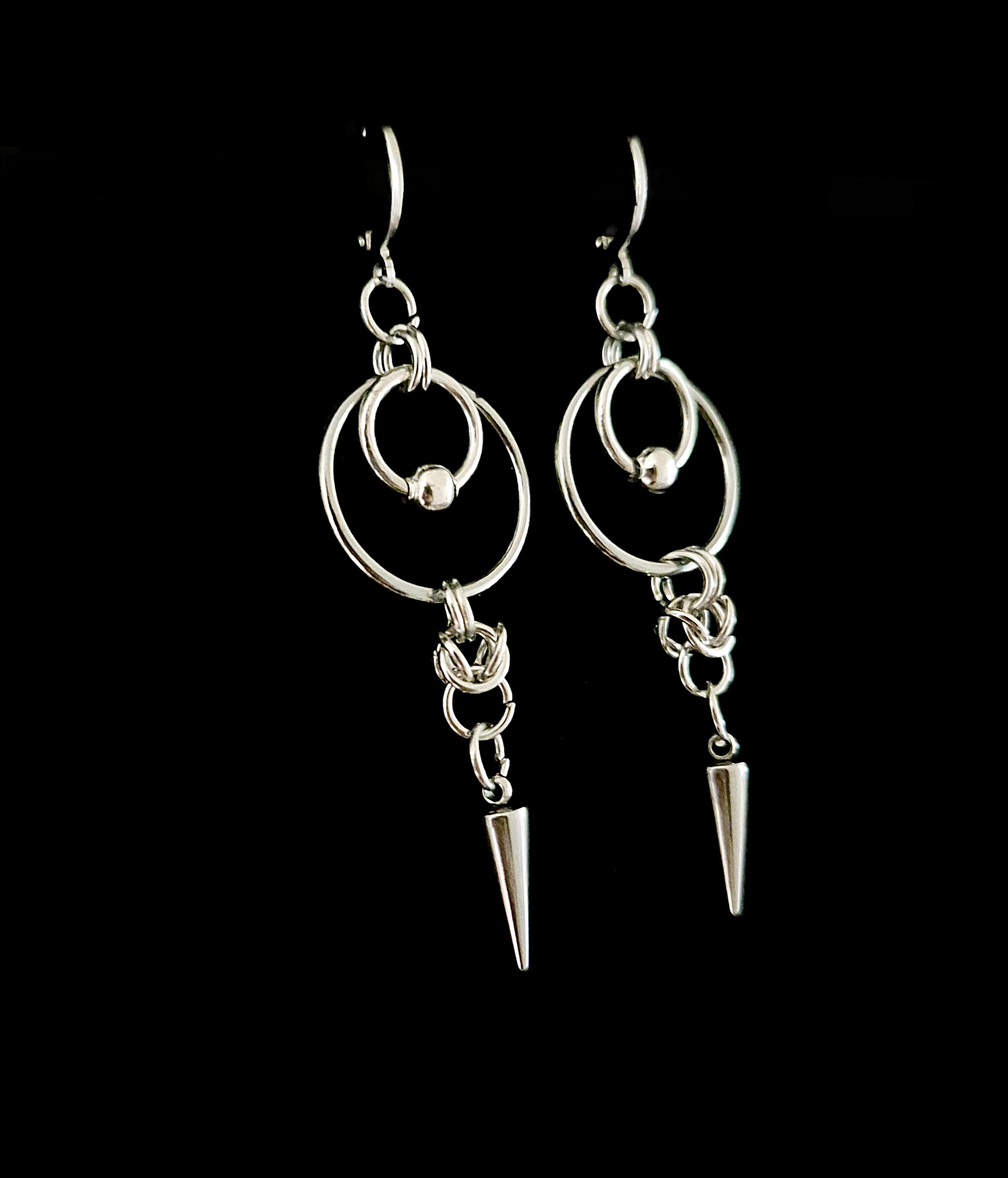 SANCTUS v.I - Spiked O Ring Earrings